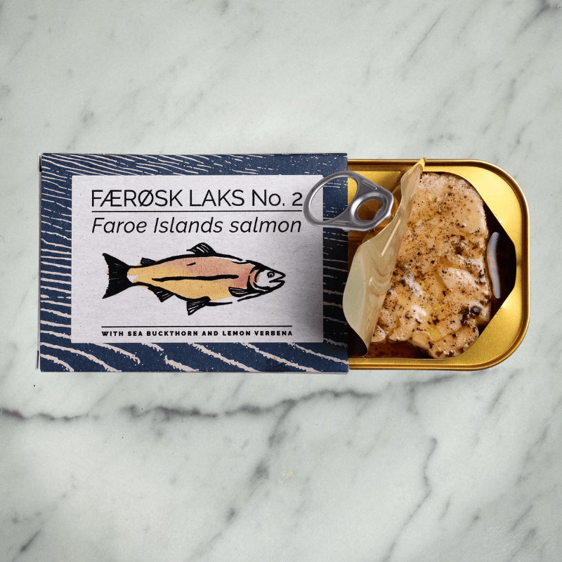 Zalm van de Faroër van FANGST